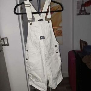 Vans White Overalls